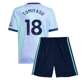 Arsenal Takehiro Tomiyasu #18 3rd Trikot 2024-25 Kurzarm (+ kurze hosen)